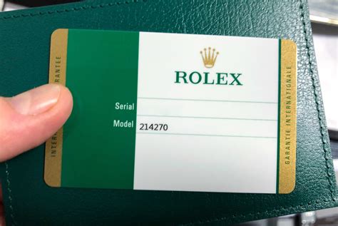 rolex garantiekarte prüfen